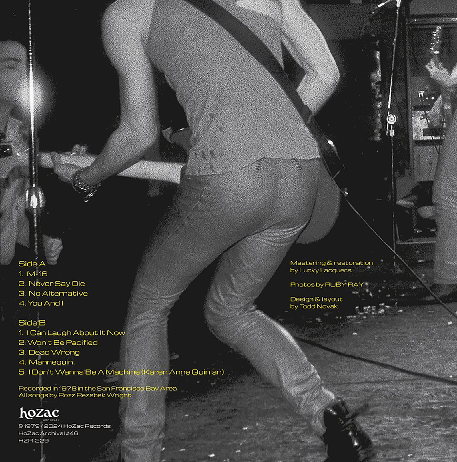 SHIPPING NOW: ROZZ REZABEK 1979 Pop Session Archival LP